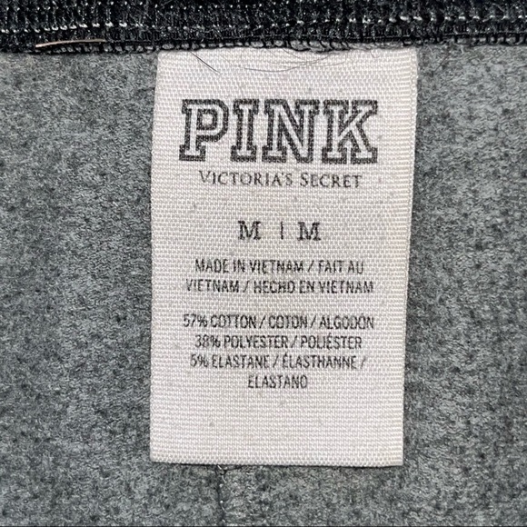 PINK Victoria’s Secret Gray Joggers Size Medium - Picture 7 of 9